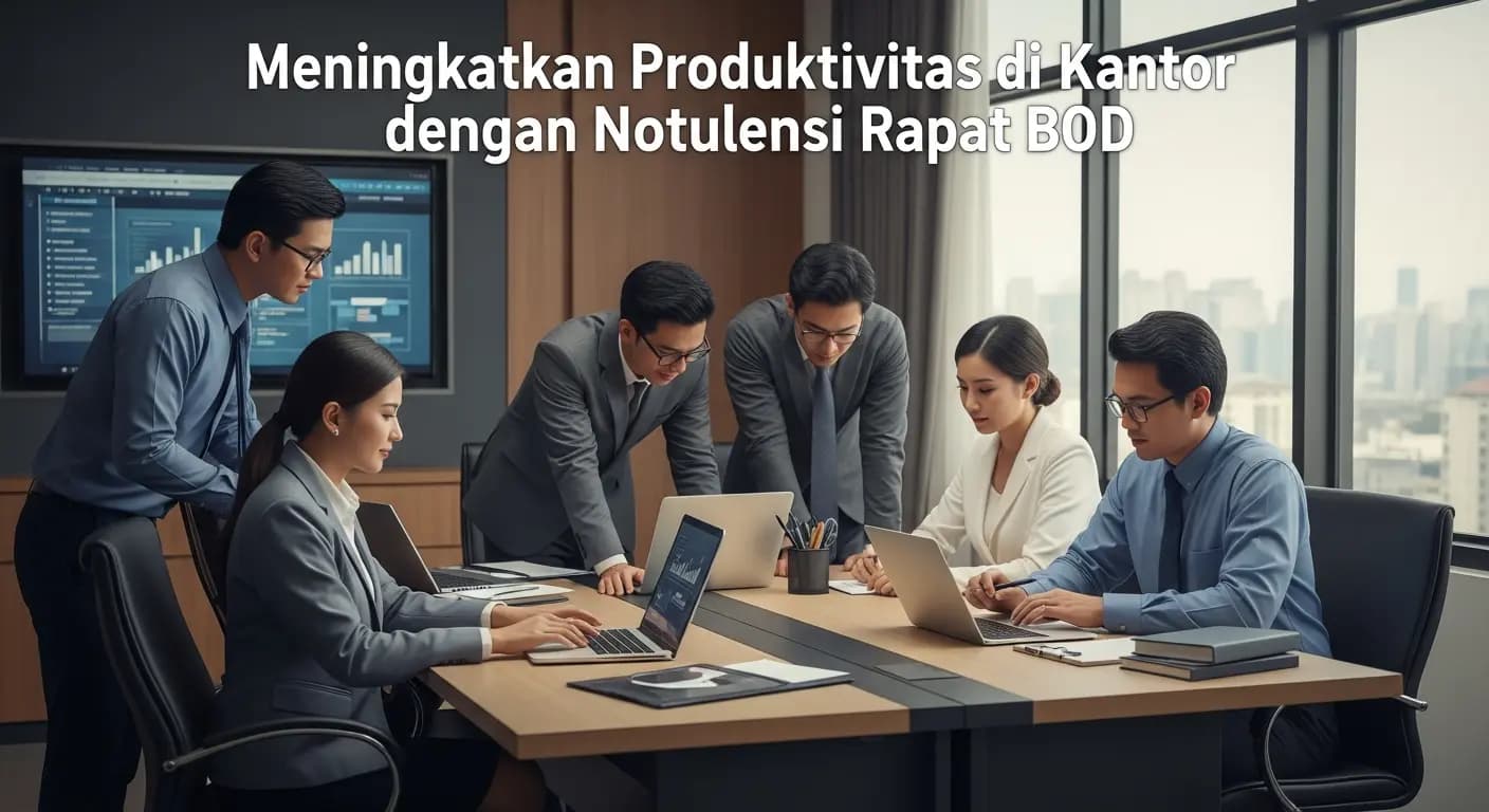 Meningkatkan Produktivitas di Kantor dengan Notulensi Rapat BOD