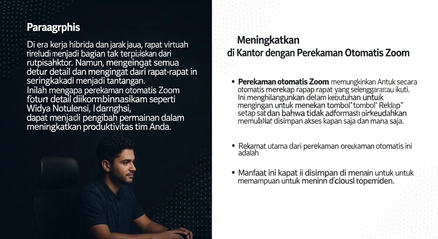 Meningkatkan Produktivitas di Kantor dengan Perekaman Otomatis Zoom