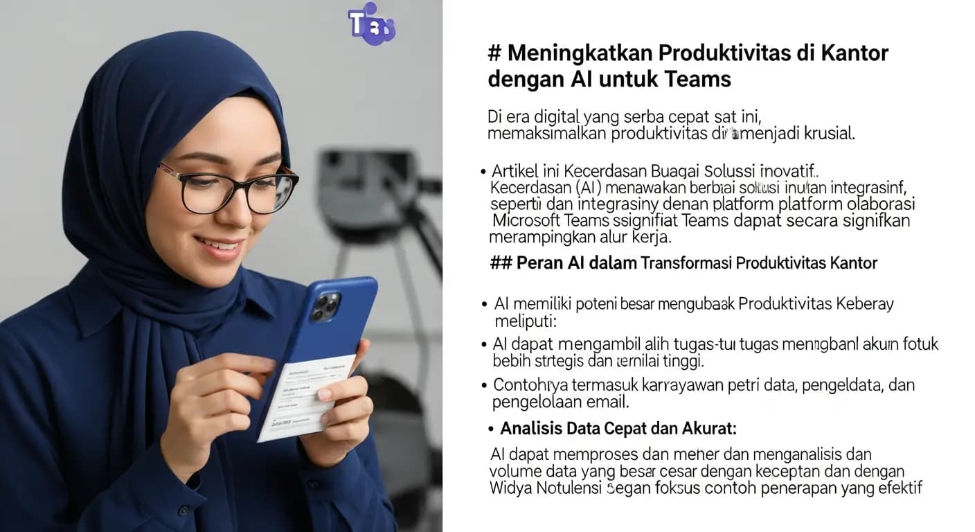 Meningkatkan Produktivitas di Kantor dengan AI untuk Teams