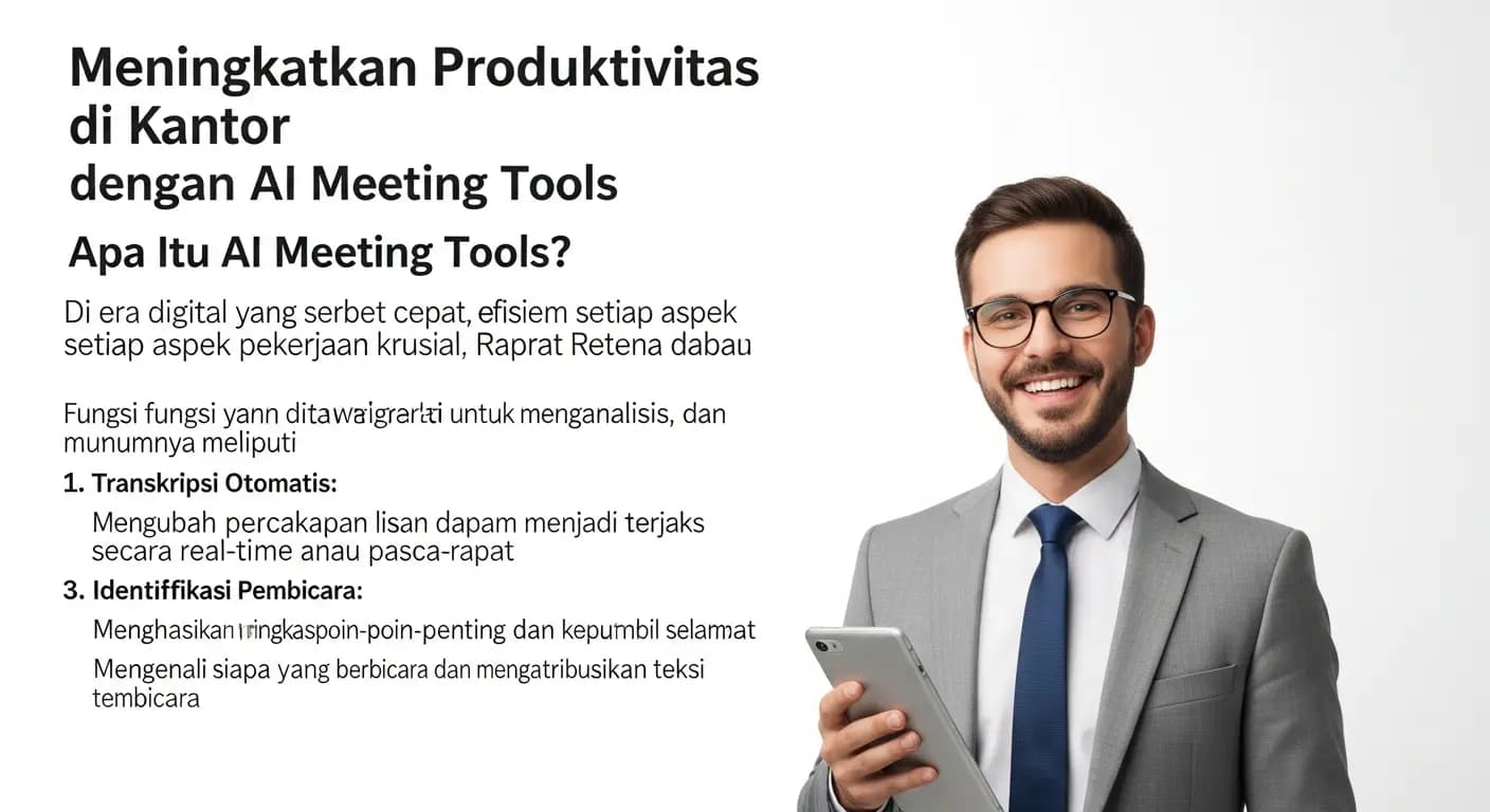 Meningkatkan Produktivitas di Kantor dengan AI Meeting Tools