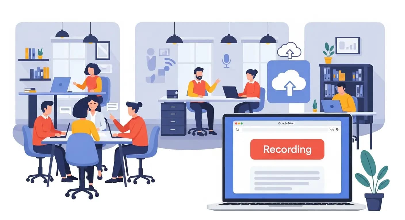 Meningkatkan Produktivitas di Kantor dengan Perekaman Otomatis Google Meet