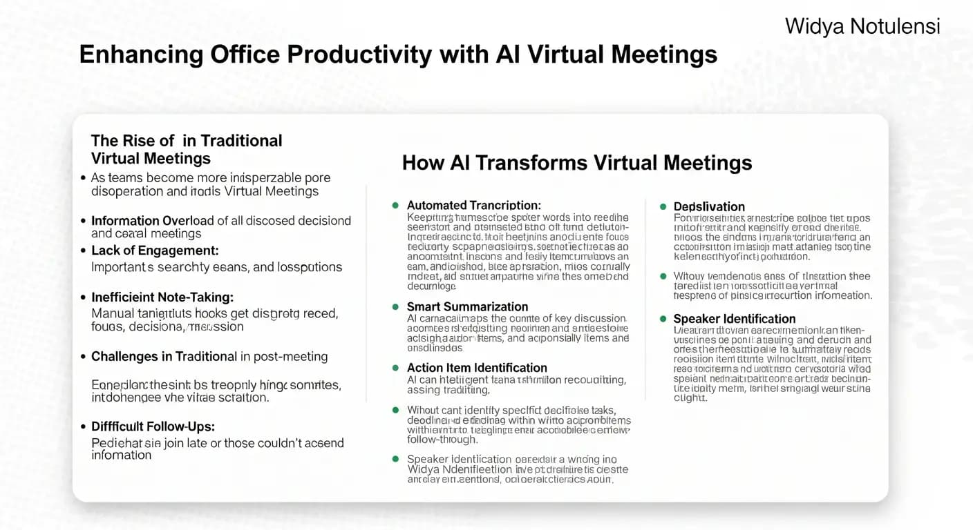 Meningkatkan Produktivitas di Kantor dengan Virtual Meeting AI