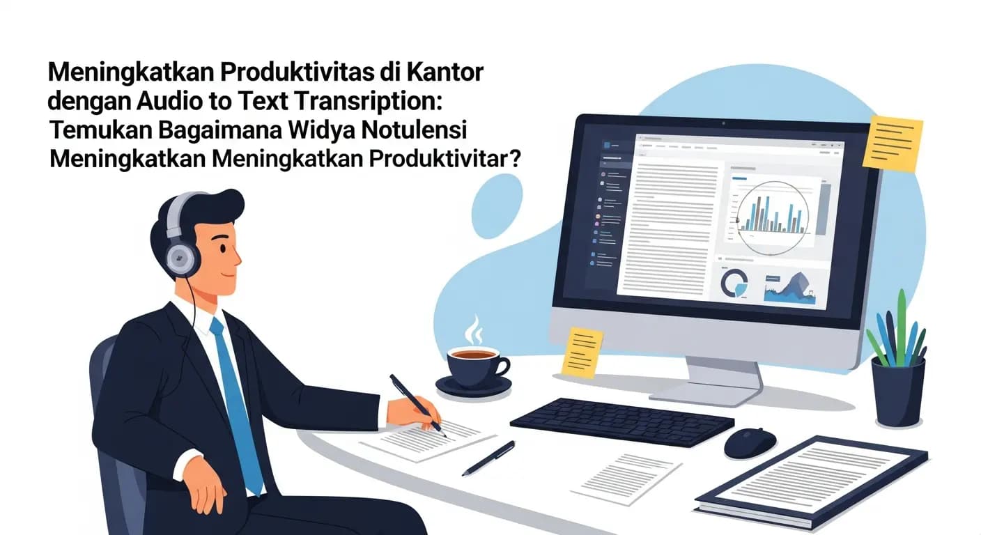 Meningkatkan Produktivitas di Kantor dengan Audio to Text Transcription