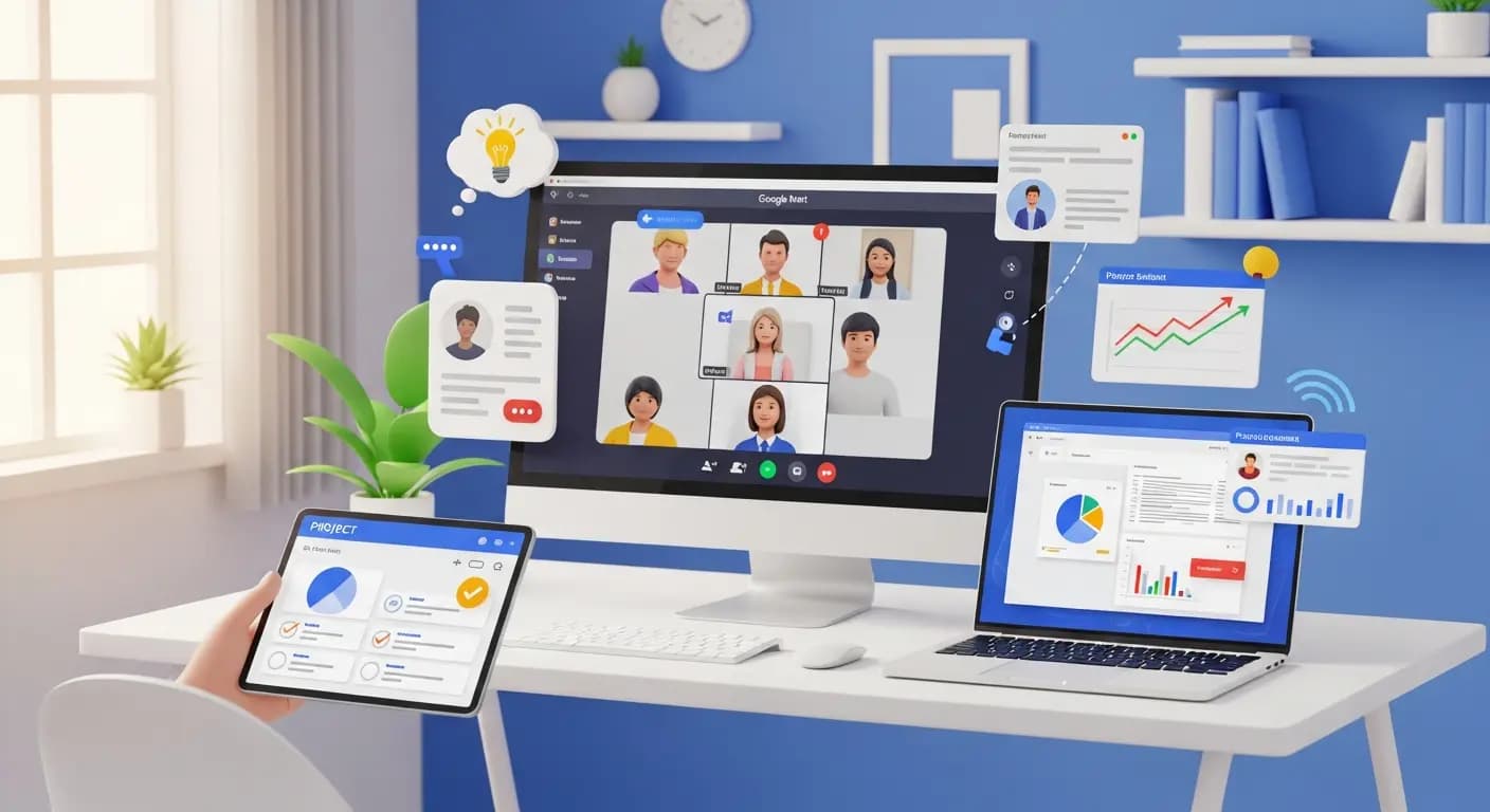 Meningkatkan Produktivitas di Kantor dengan Gmeet Web