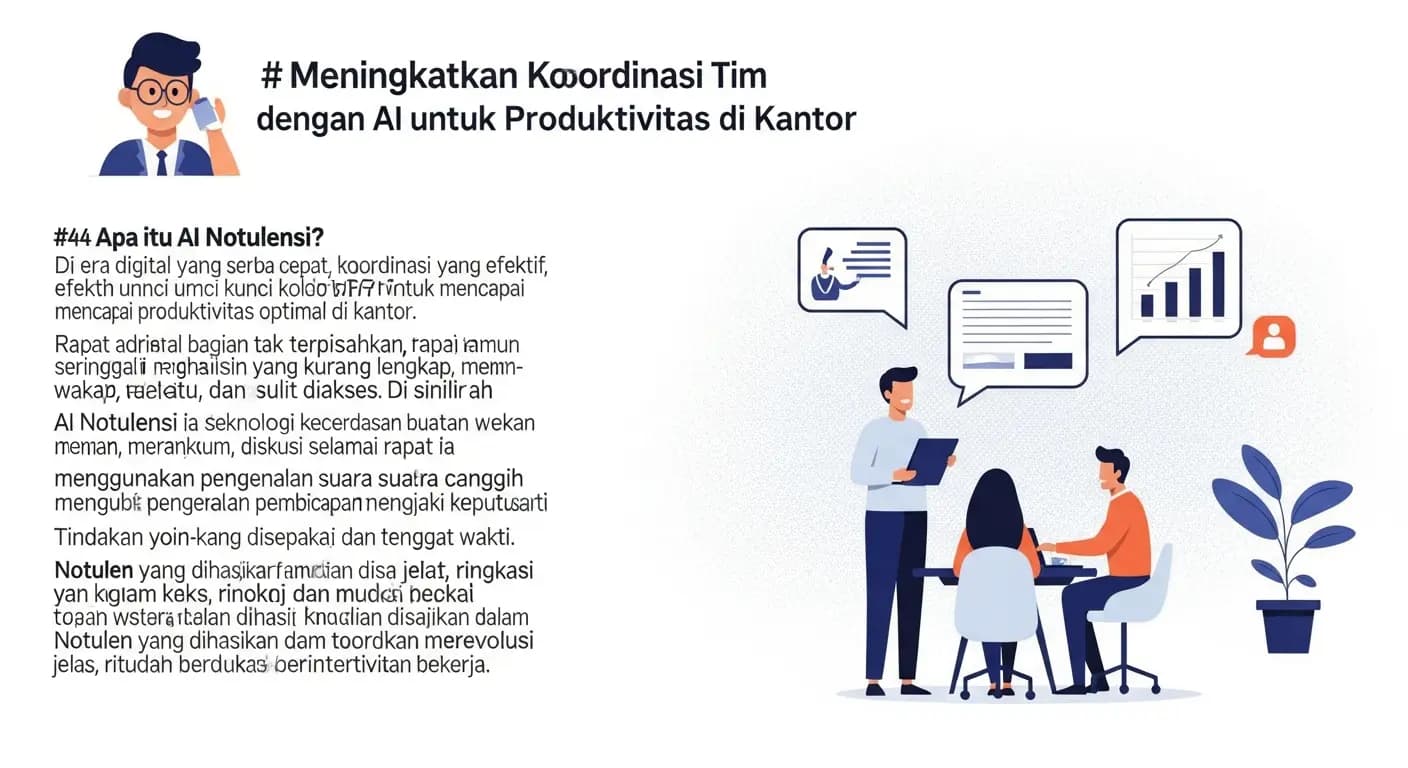 Meningkatkan Koordinasi Tim dengan AI Notulensi untuk Produktivitas di Kantor